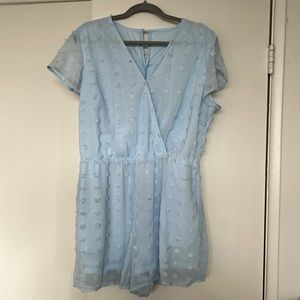 Light blue romper